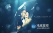 AE模板-3D蓝色钻石水晶钻石玻璃照片展示颁奖典礼婚礼包装标题片头动画 Navy Blue Crystal