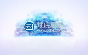 AE模板粒子烟雾标志logo片头特效