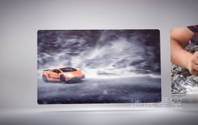 AE模板轮换展示动画摄影作品滑动幻灯片推广视频