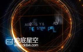 AE模板科技动感标题粒子特效宣传片头动画