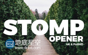 AE模板节奏感动开场片头视频图片标题动画