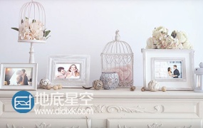 AE模板唯美泄漏光爱情照片浪漫婚礼相册视频