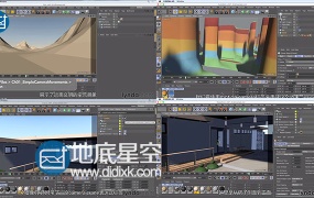 C4D教程《C4D摄像机动画技术训练视频教程》文字幕翻译教程