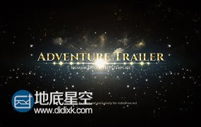 AE模板公司年会盛典豪华金色粒子颁奖典礼包装特效