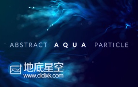 AE抽象生长水族粒子特效宣传片文字标题动画