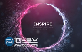 AE模板抽象粒子色彩艳丽动感优雅企业宣传片特效