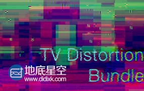 AE插件:AE画面信号干扰插件Rowbyte+TV+Distortion+Bundle+v2.0.7