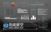 AE模板4K分辨率企业数据统计分析信息图表社会图标动画