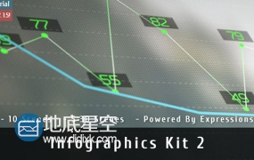 AE模板数据表格统计图表商业信息图表动画展示动画