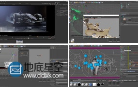 C4D教程:粒子Particles3.5与ThinkingParticle视频教程