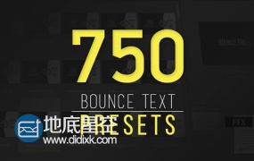AE预设:750组文字动画预设