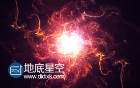 AE模板宇宙星辰粒子特效logo演绎片头标志动画