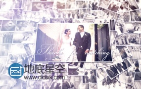 AE模板生日回忆复古旅游结婚周年纪念日婚礼相册