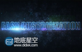AE模板大气黑暗史诗级科幻电影预告片文字标题动画特效