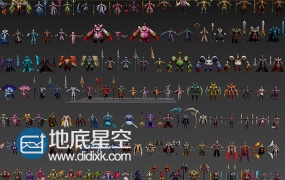 全网质量最全最高《王者荣耀》角色模型整理