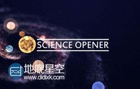 AE模板教育探索高科技历史数学物理技术粒子特效