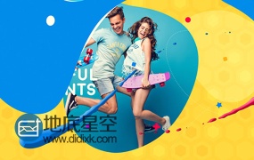 AE模板液体运动图形电视栏目广告包装产品促销动画