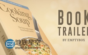 AE模板作家封面出版图书商业广告展示宣传