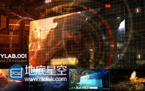 AE模板高科技企业空间站飞船未来科技科幻星系爆炸特效动画