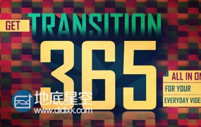AE模板365种MG图形动画过渡转场效果