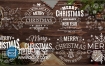 AE模板4K新年圣诞节节日庆典标题文字动画