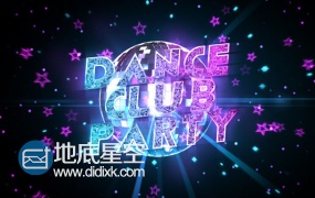 AE模板夜店派对酒吧舞会新年聚会真人秀节目宣传片