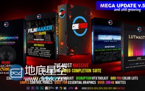 视频特效调色素材预设套装包 5.0 CINEPUNCH Master Suite