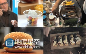 高清实拍各类美食糕点水果饮料视频素材
