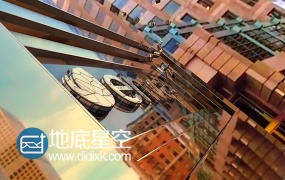 AE模板高楼大厦街道反射三维标志logo演绎动画特效