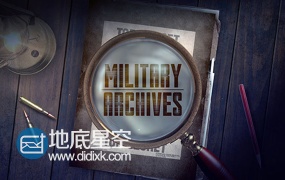 AE模板军事记录档案历史战争宣传视频