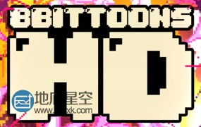 视频素材:8Bit经典视频游戏街机冒险像素卡通风格手绘视频动画