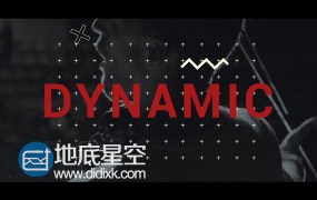 AE模板时尚动感文本标题动画夜店DJ动感特效