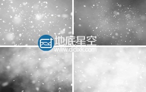 视频素材:10组暴风雪花转场过渡效果视频+使用教程