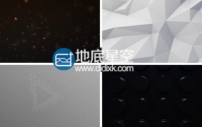 视频素材100组循环波浪科技水彩粒子均衡器动态背景效果