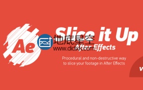 AE脚本图层切片切割动画效果Slice it Up 2 +视频教程