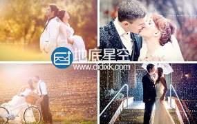 AE模板唯美时尚浪漫婚礼幻灯片相册效果