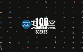 AE模板100款4K分辨率文本标题排版动画效果