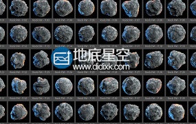 C4D模型:C4D石头预设3D模型 TFMSTYLE – Rock FM For Cinema 4D (lib4d+OBJ)