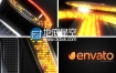 AE模板E3D制作的三维霓虹灯炫酷发光logo演绎动画