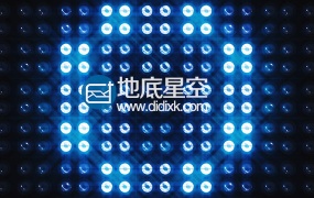 视频素材 蓝色LED灯光背景素材