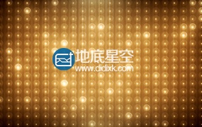 视频素材 金色LED灯光背景素材