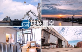 实拍视频工业制造业建筑楼房繁忙景象