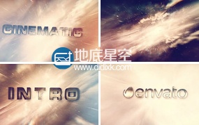 AE模板太空星云宇宙穿梭文字标题宣传片开场