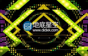 视频素材炫酷动感LED舞台背景素材
