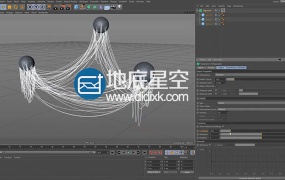 C4D插件:杂乱点线线条制作 Topowire 1.0