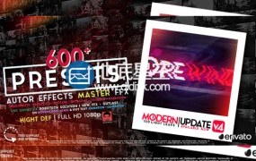 AE预设+模板:600个FFX调色炫光转场文字电影特效预设大师合集 AUTHOR Effects Master FFX