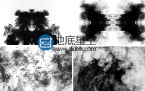 视频素材:水墨散开晕染效果素材