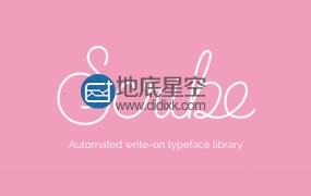AE脚本:文字书写描边手写字动画Scribe+v1.0.4
