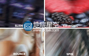 AE脚本:300种摄像机3D旋转视频转场过渡预设