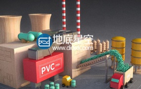 C4D模型:180个可爱卡通创意低多边形C4D模型The Happy ToolBox Model Pack v1